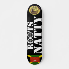 ROOT NATTY JMT Skateboard, 7 ¾ tum Deck Mini Skateboard Bräda 18,5 Cm