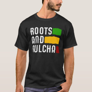 Root och Culcha Rasta Färg Reggae T Shirt