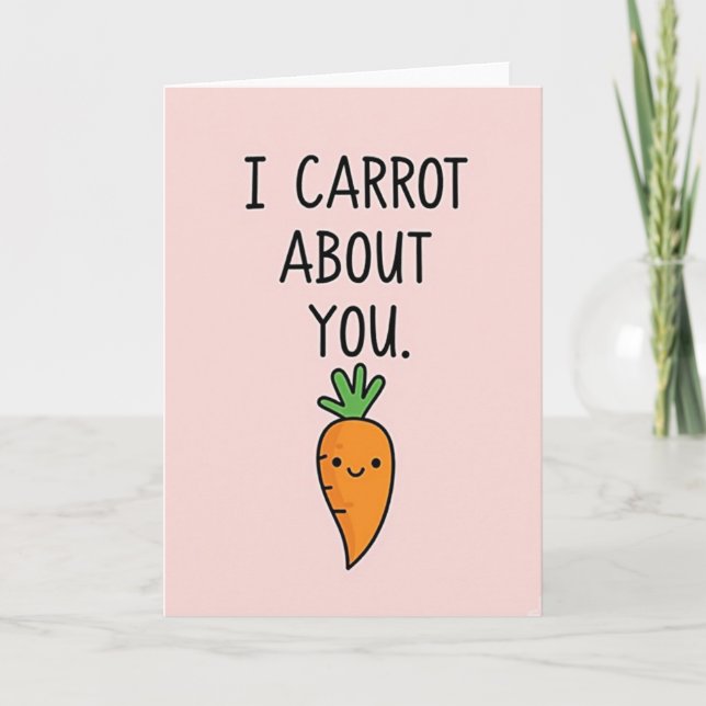 Root Vegetable About You Card Kort (Framsida)