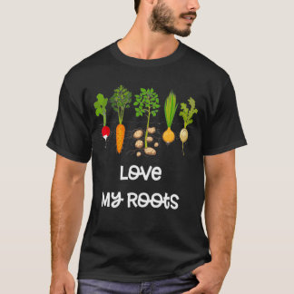 Root Vegetables Cute Garden Gift 3Dk T Shirt