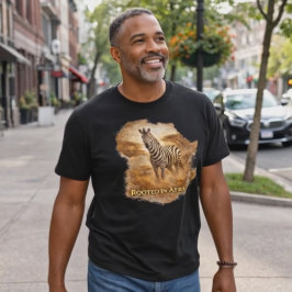 Rootad i Afrika Zebra | Afrikansk Vildmarksstolthe T Shirt
