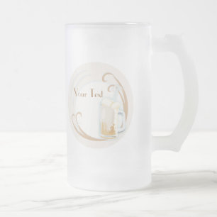Rootbeer flötemugg frostat ölglas