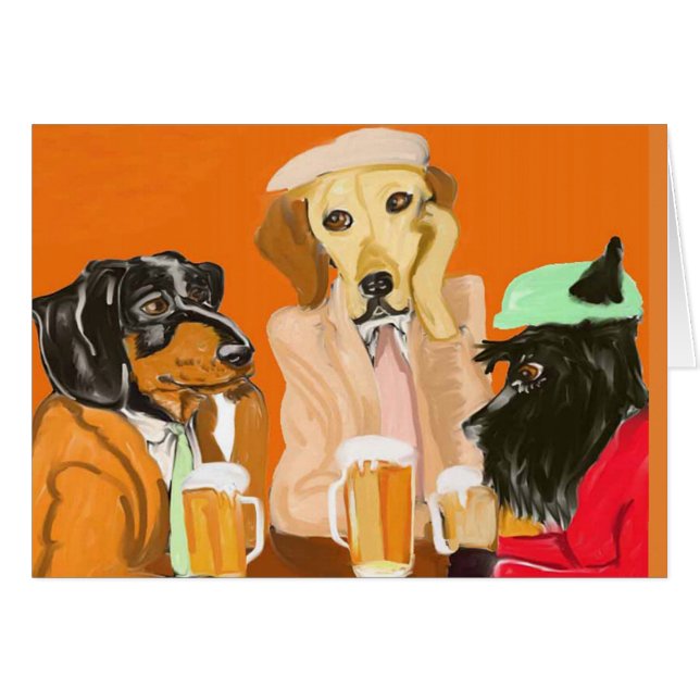 Rootbeer Pals Hälsningskort (Framsidan Horizontal)