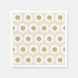 Rooted & Blooming – Beige Chamomile Pappersservett