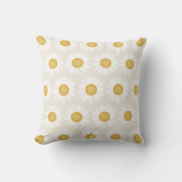Rooted & Blooming – Soft Cream & Golden Chamomile Kudde
