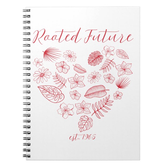 Rooted Future est. 1965 Spiral Photo Notebook Anteckningsbok (Framsidan)
