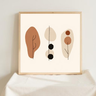 Rooted Grace – Botanisk Feministisk Väggkonst C