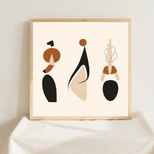 Rooted Grace – Botanisk Feministisk Väggkonst IV