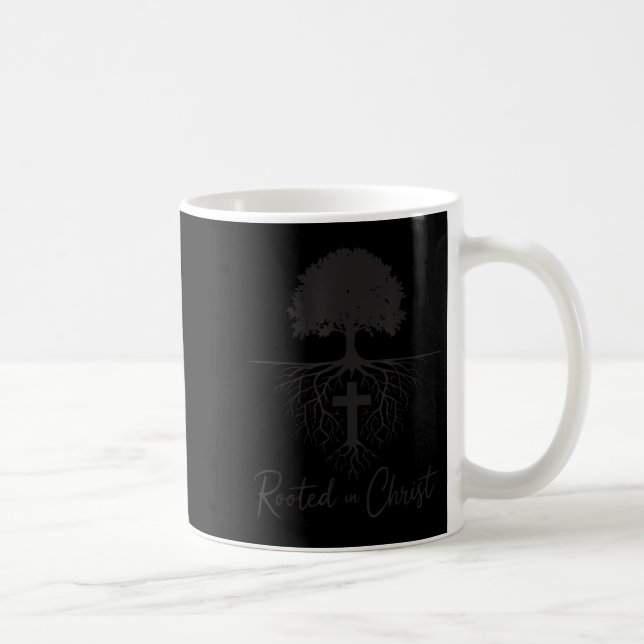 Rooted In Christ Christian Kids Mens God Son Broth Kaffemugg (Höger)
