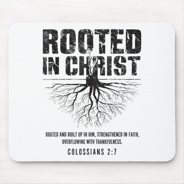 Rooted In Christ Christian Nge Bible Verse Colossi Musmatta (Framsidan)