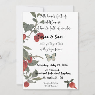 Rooted in Love Collection Wedding Invitation Inbjudningar