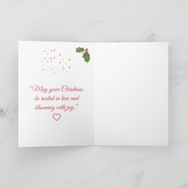 Rooted in Love, Growing in Joy—Botanical Christmas Helgkort