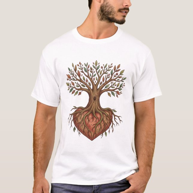 Rooted in Nature T Shirt (Framsida)
