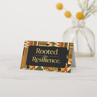 Rooted in Resilience Favor Bag Övre del Placeringskort