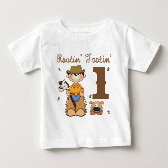 Rootin Tootin Cowboy 1 T-shirt (Framsida)