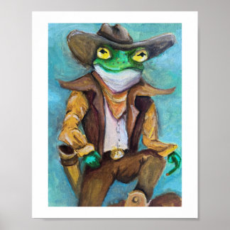 Rootin Tootin Groda Poster