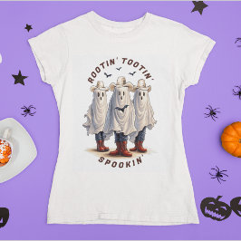 Rootin Tootin Spookin Western Spöken Anpassningsba T Shirt