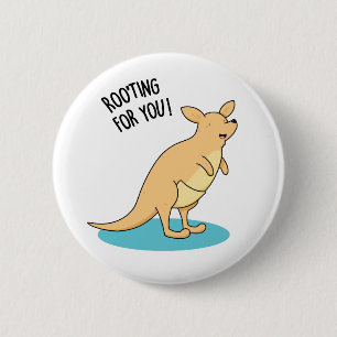 RooTing åt dig, unge Kangaroo Pun Knapp