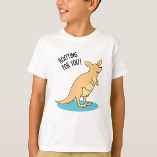 RooTing åt dig, unge Kangaroo Pun T Shirt