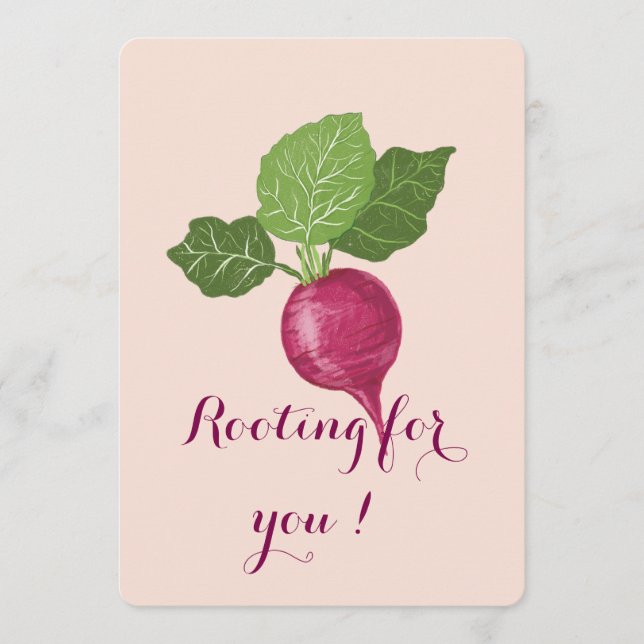 Rooting for you encouragement Card  (Framsida)