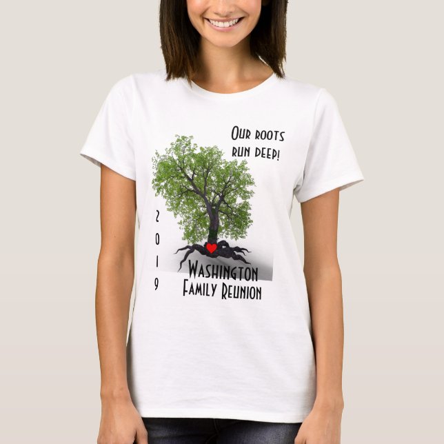 Roots är djup - anpassadet t shirt (Framsida)