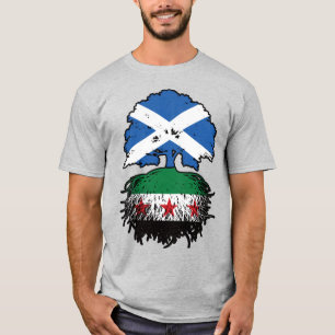 Roots & Crown: Skottland–Syrien Träd T Shirt