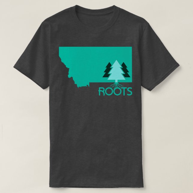 Roots Montana Modern T Shirt (Design framsida)
