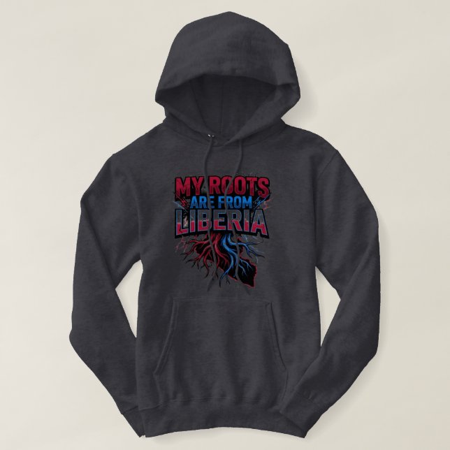 Roots of Liberia  Hoodie (Design framsida)