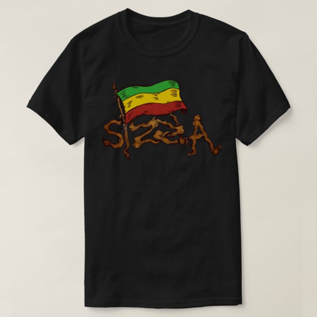 Roots Of Sizzla T-Shirt (Design framsida)