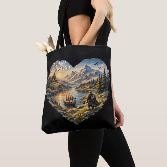 Roots of the North - Tote påse Tygkasse (Närbild)