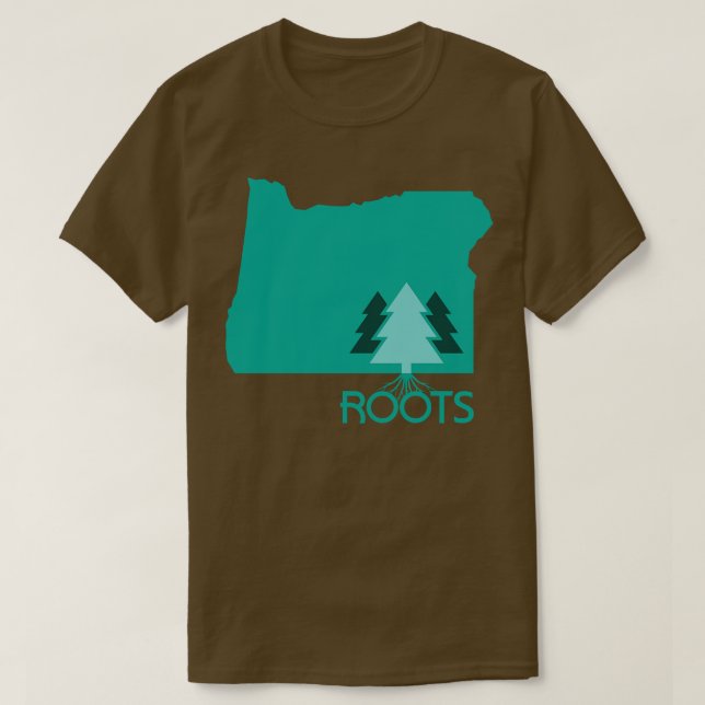 Roots Oregon Modern T Shirt (Design framsida)