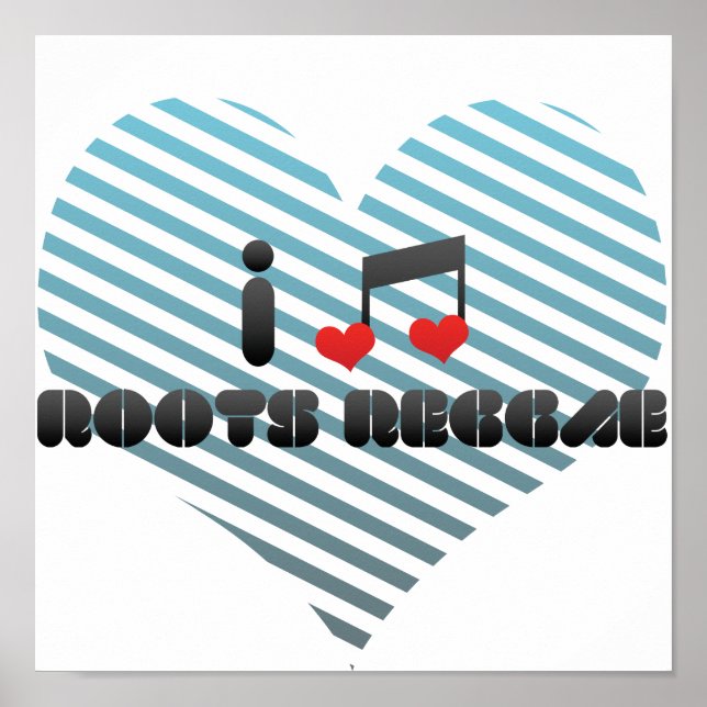 Roots Reggae fläkt Poster (Framsidan)