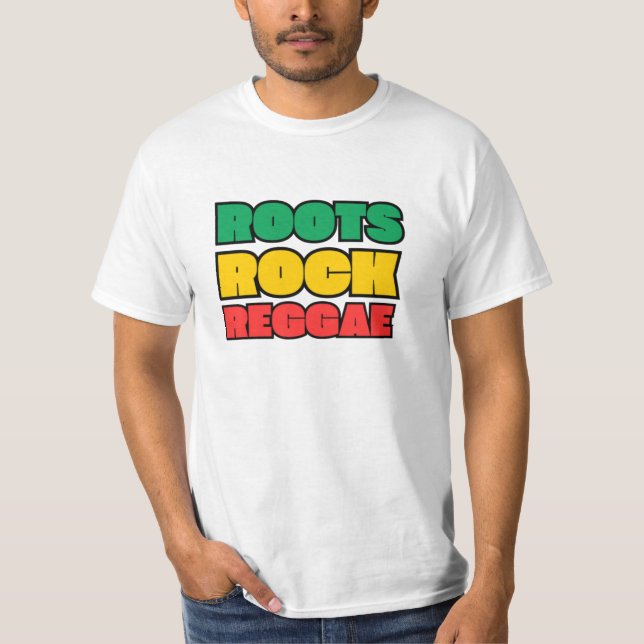 Roots Rock Reggae  T Shirt (Framsida)