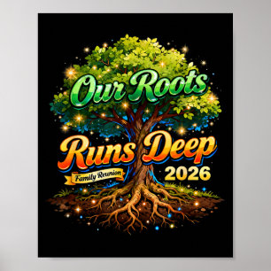 Roots Run Deep Familjesammankomst 2026 Minnen Poster