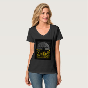 Roots Träd Forest Tanktop Halva Circle Tee