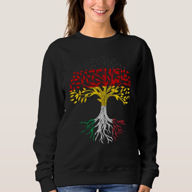 Roots Tree Germany Italy T Shirt (Framsida)