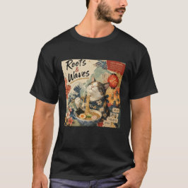Roots & Waves Katt AAPI Collage Design T Shirt