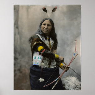 Rop på, Oglala Sioux, 1899 - vintage Poster