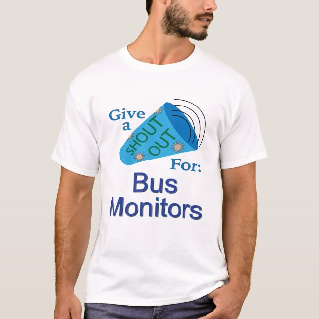 Rop till bussuppassare t shirt (Framsida)