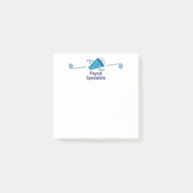 Rop till löneadministratörer post-it block (Framsida)