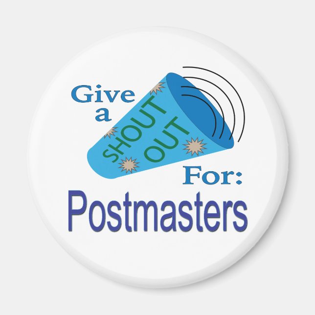 Rop till postmästarna magnet (Framsidan)