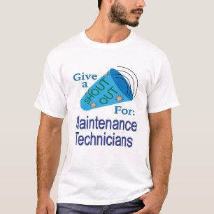 Rop ut efter underhållstekniker t shirt