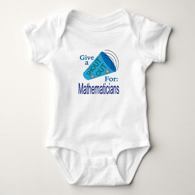 Rop ut för matematiker t shirt (Framsida)