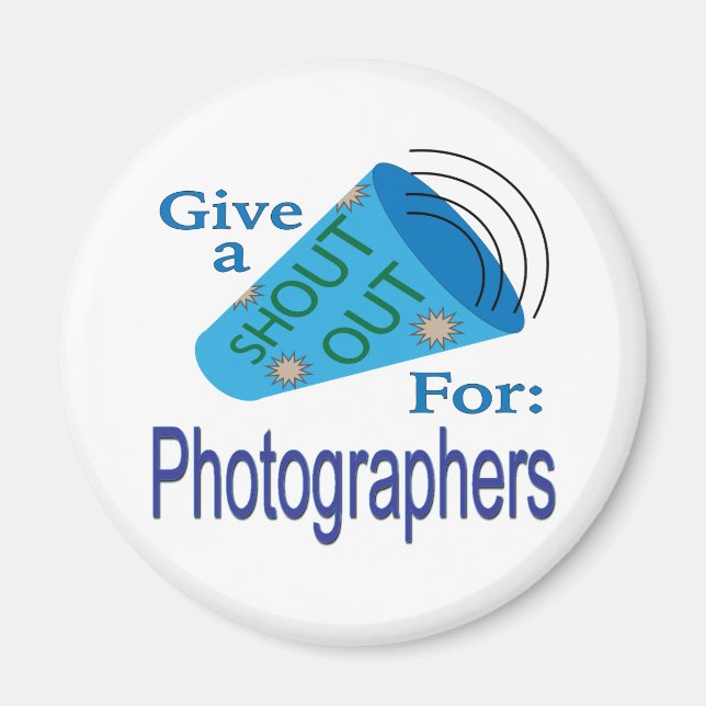 Rop Ut till Fotografer Magnet (Framsidan)