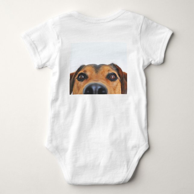 ropa de bebé con imágenes de perro t shirt (Baksida)