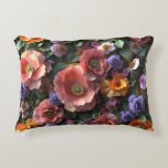 Ropa de cama  Fundas de edredón Prydnadskudde<br><div class="desc">This design was created exclusively for Zazzle, made for those who appreciate the kind of detail that turns a gift or space into something unforgettable. Each flower in this composition doesn’t just decorate—it radiates its own life and color. This is not just a floral arrangement; it’s a celebration of natural...</div>