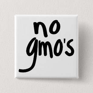 Ropa inga GMO skyddar vår mat Knapp