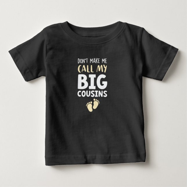 Ropa inte dina stora kusiner!,Söt baby  T Shirt (Framsida)