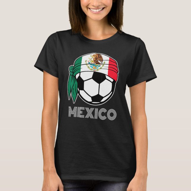 Ropa Mexiicana Para Hombre Hinchas Soccer Mexico F T Shirt (Framsida)