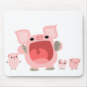 Ropa tecknadgrisar Mousepad:) Musmatta